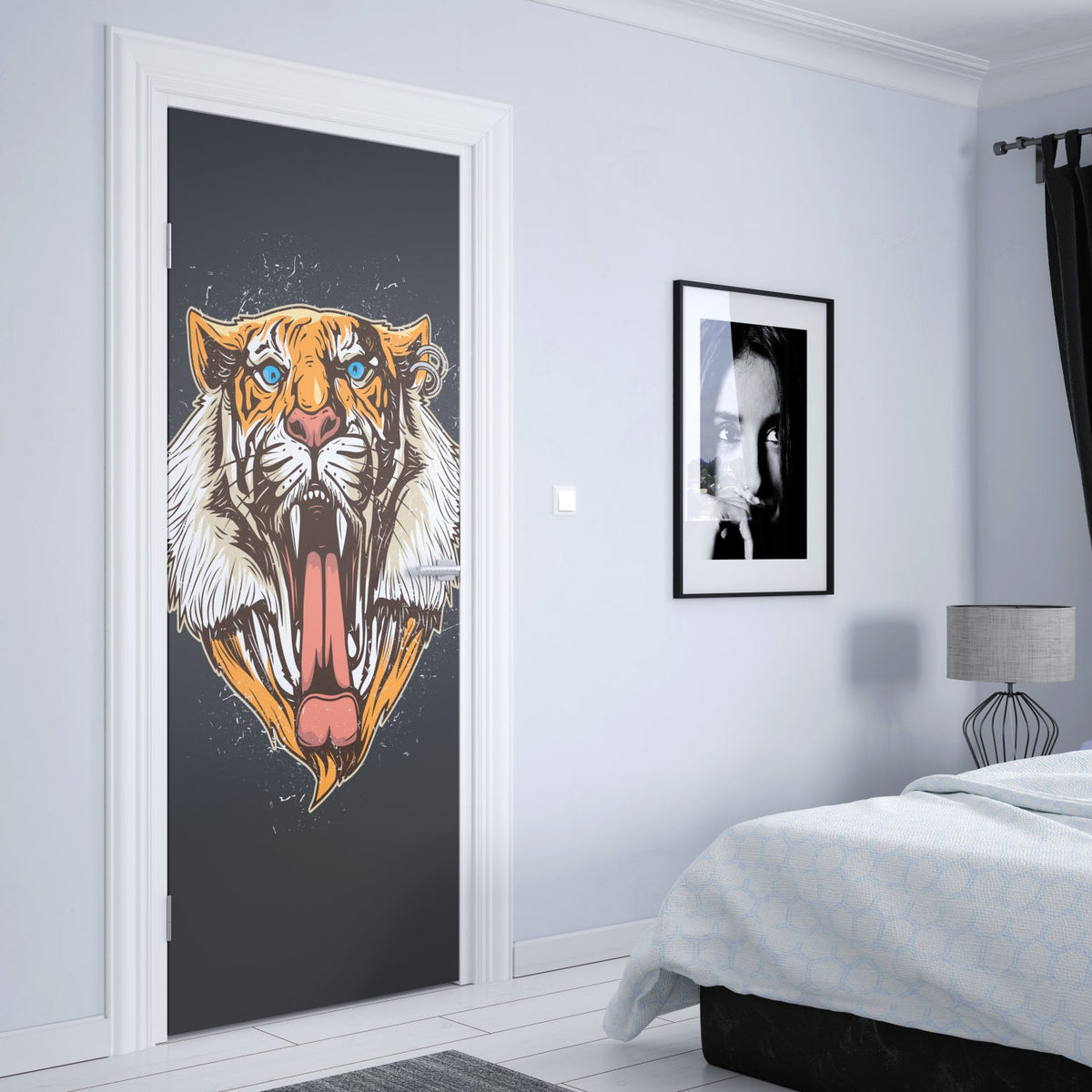 Türposter Kinderzimmer Selbstklebend