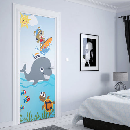 Türposter Kinderzimmer Selbstklebend