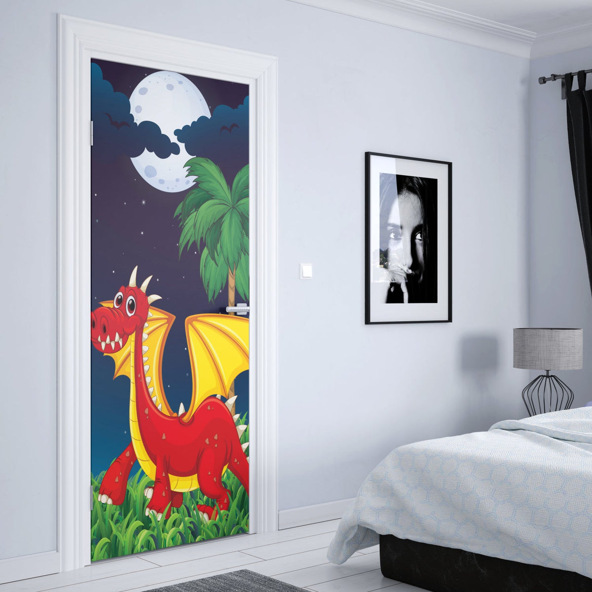 Türposter Kinderzimmer Selbstklebend