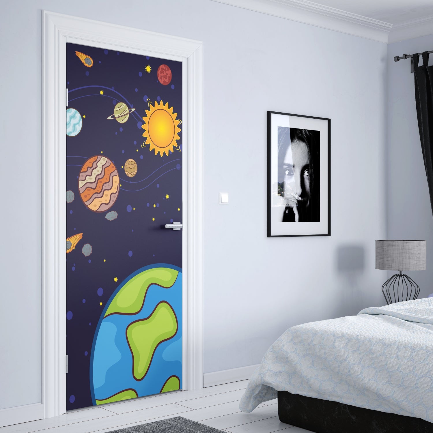 Türposter Kinderzimmer Selbstklebend