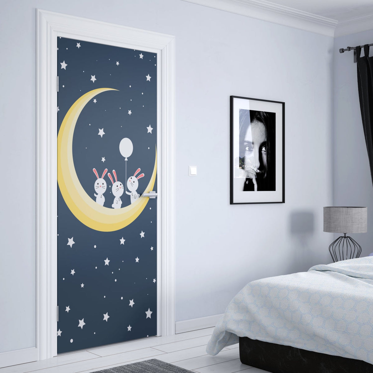 Türposter Kinderzimmer Selbstklebend