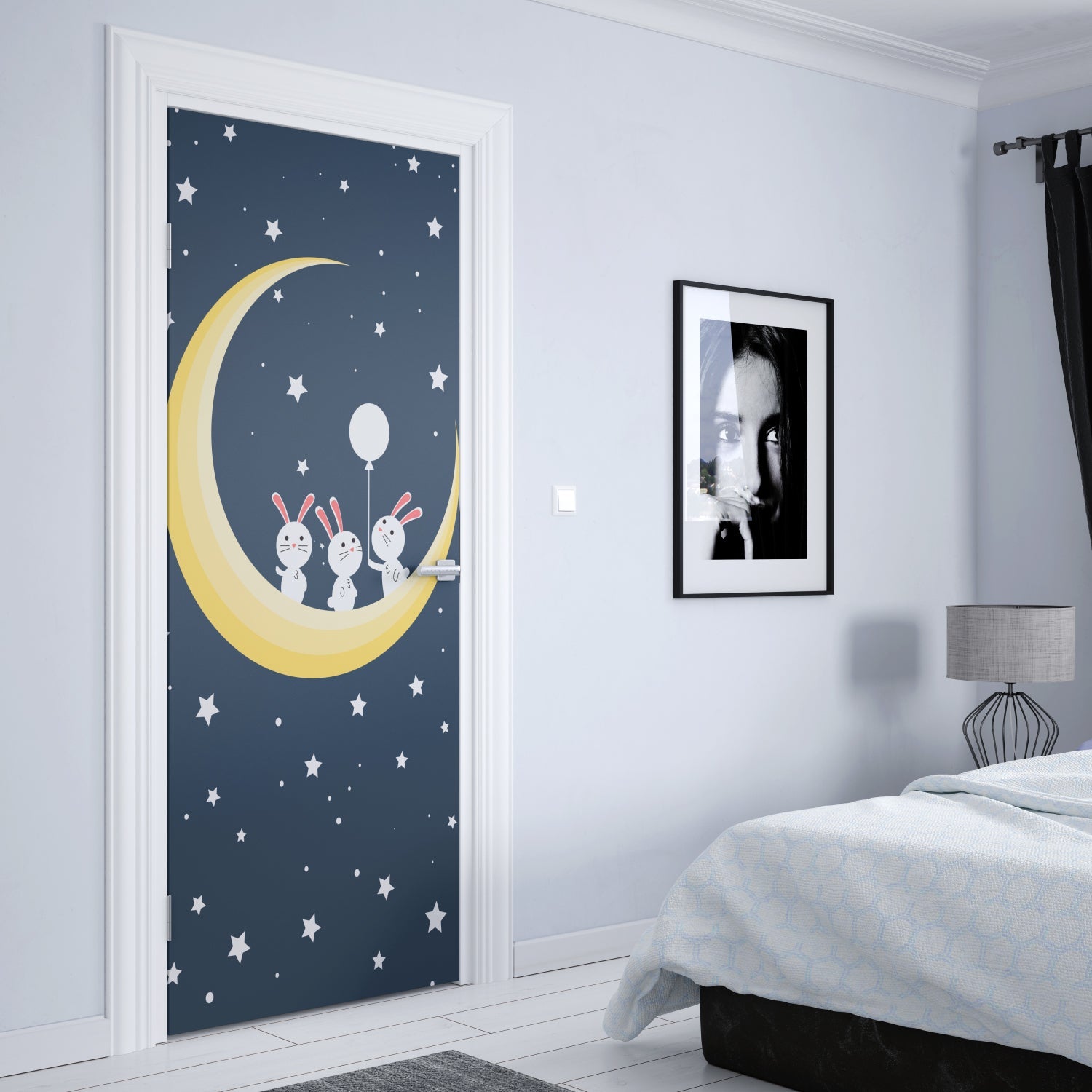 Türposter Kinderzimmer Selbstklebend