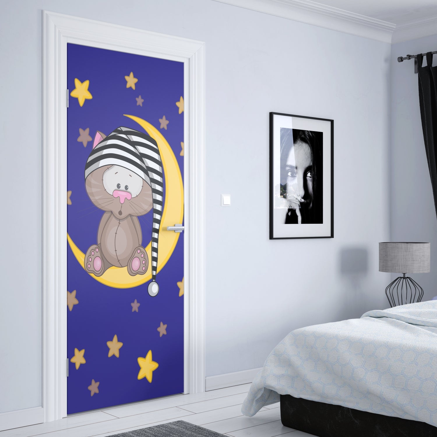 Türposter Kinderzimmer Selbstklebend