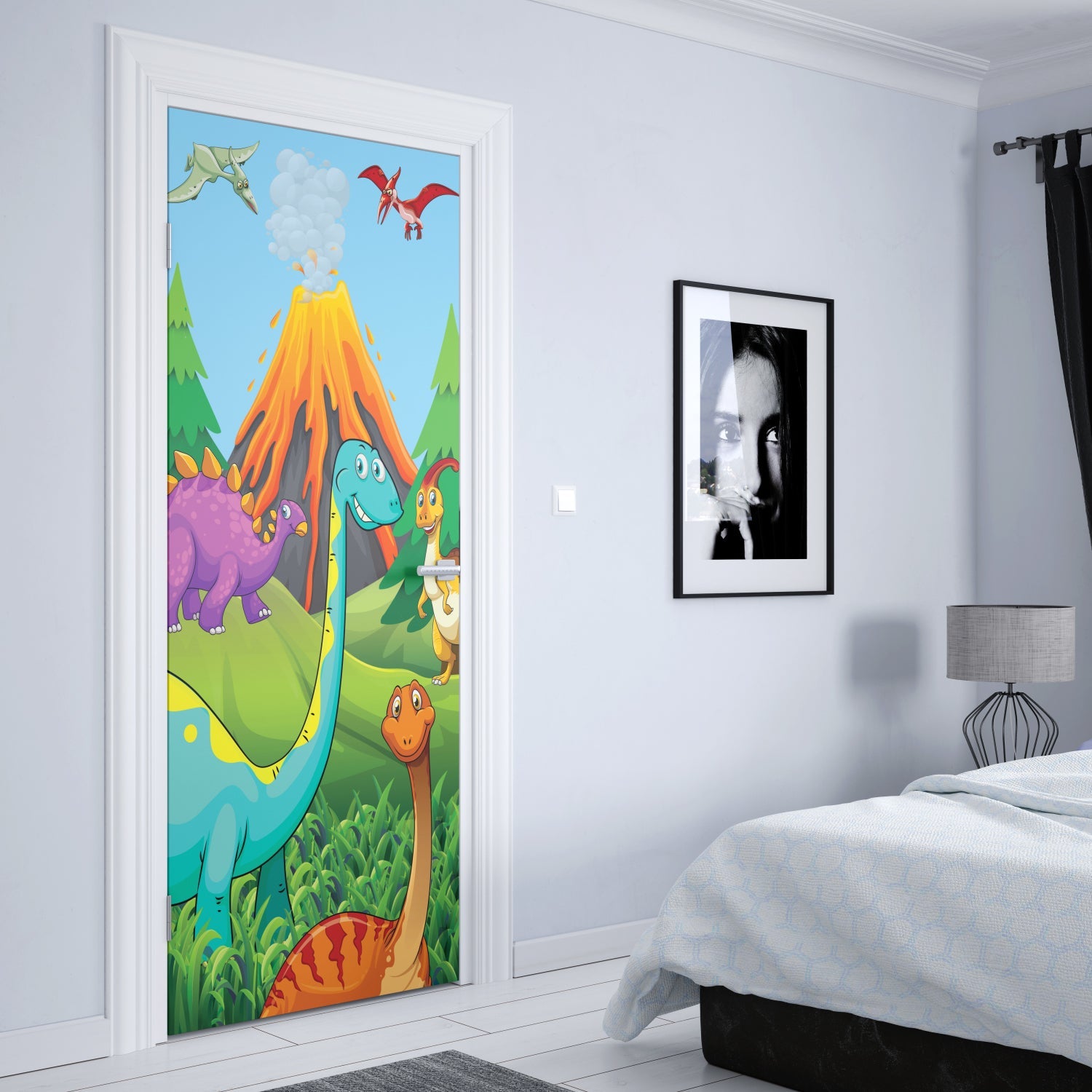 Türposter Kinderzimmer Selbstklebend