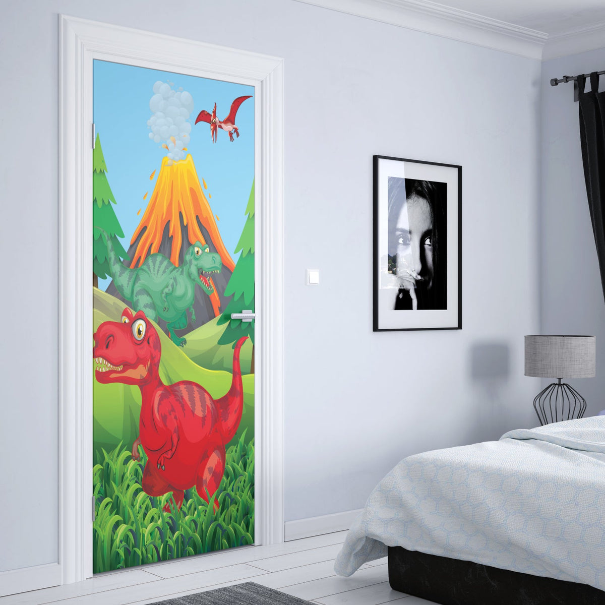 Türposter Kinderzimmer Selbstklebend