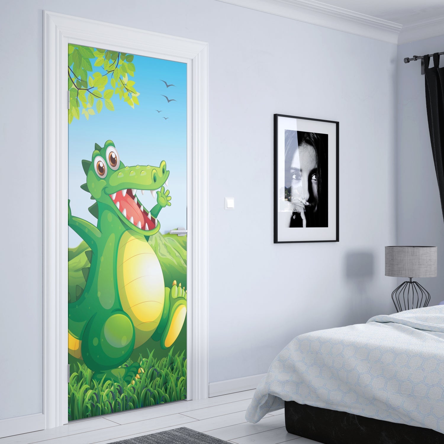 Türposter Kinderzimmer Selbstklebend