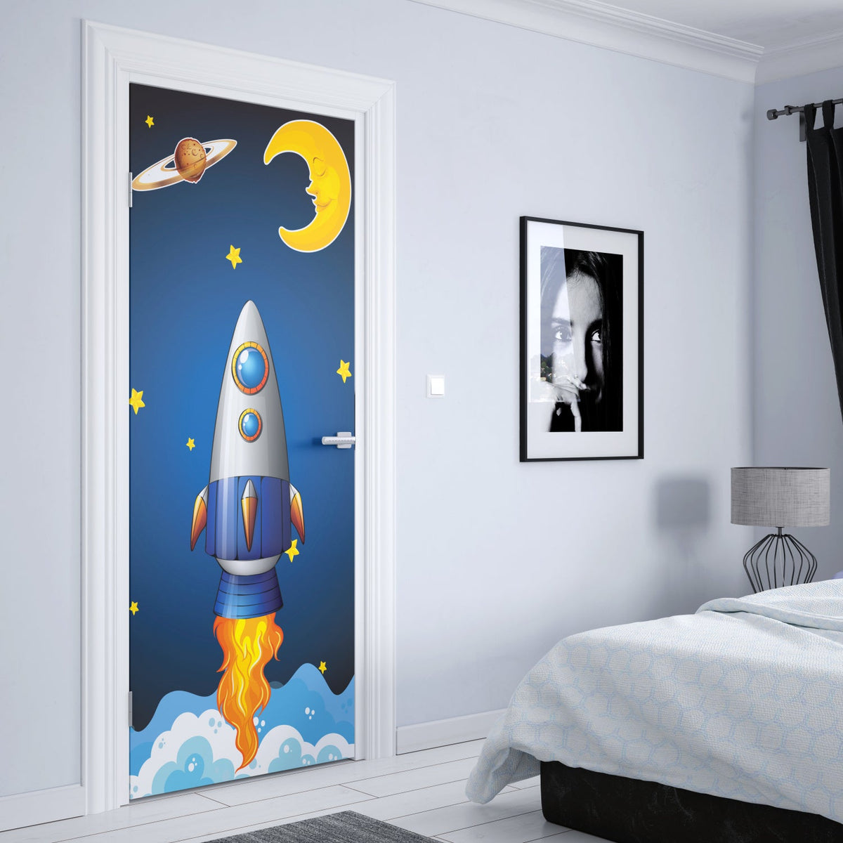 Türposter Kinderzimmer Selbstklebend