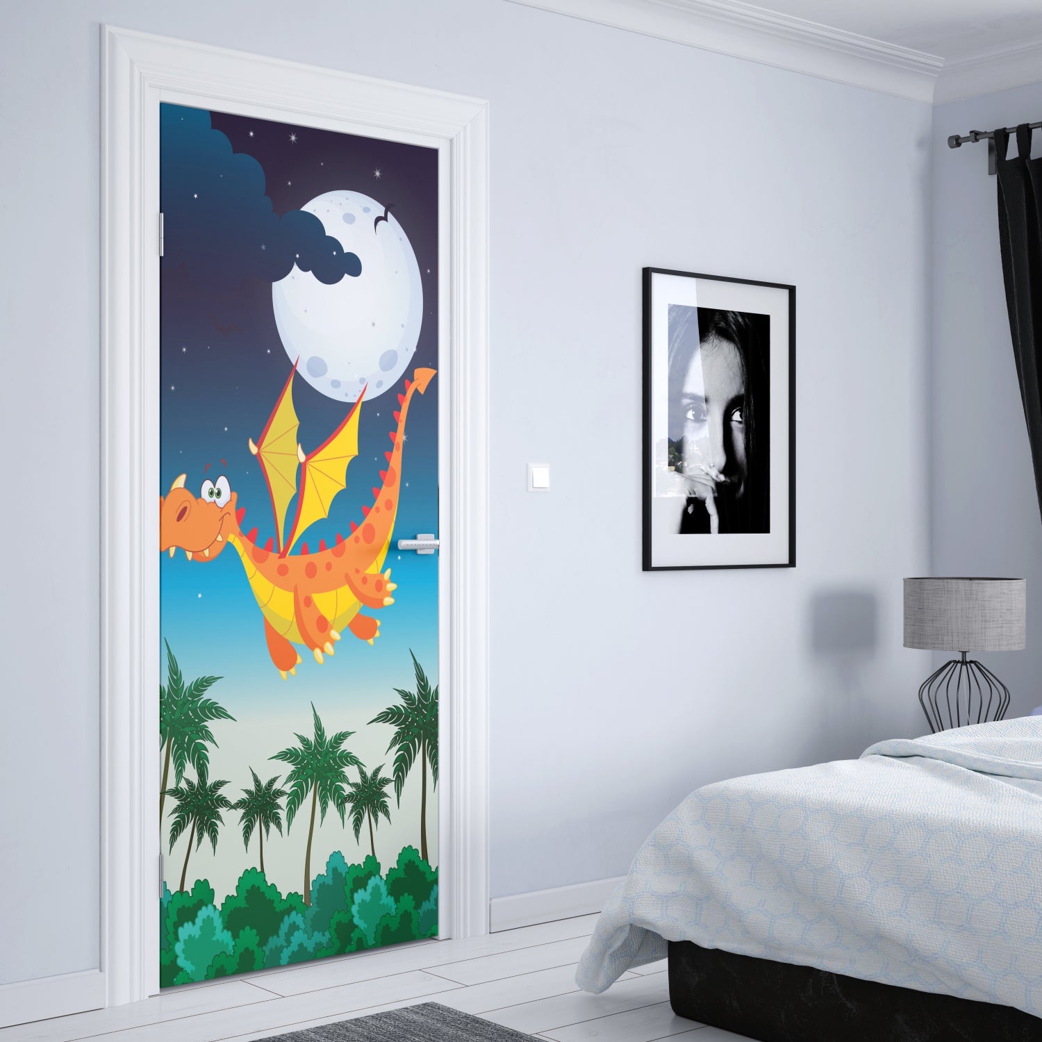 Türposter Kinderzimmer Selbstklebend