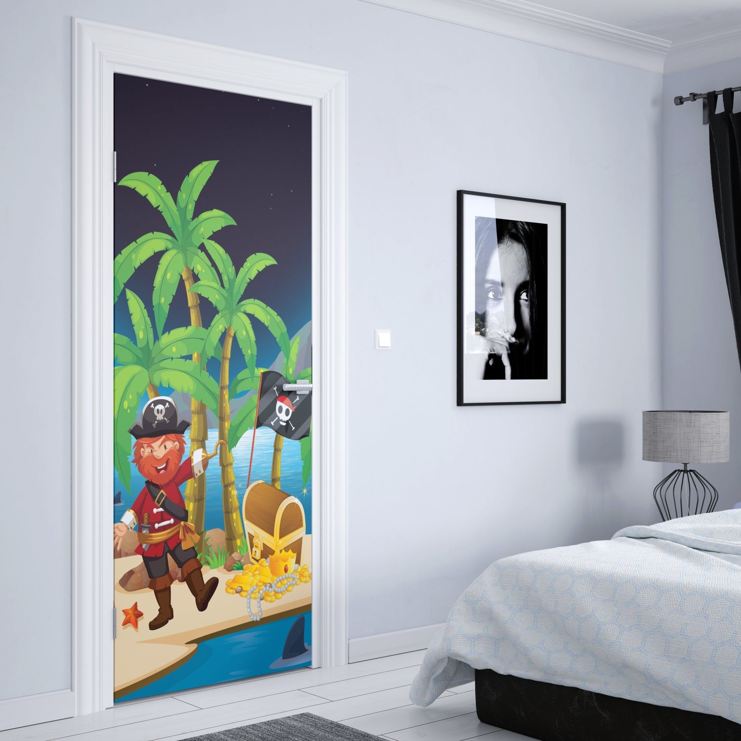 Türposter Kinderzimmer Selbstklebend