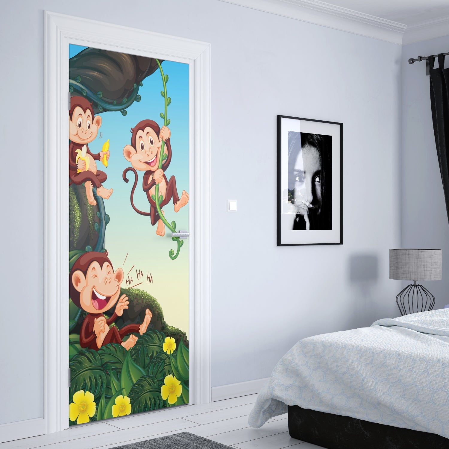 Türposter Kinderzimmer Selbstklebend