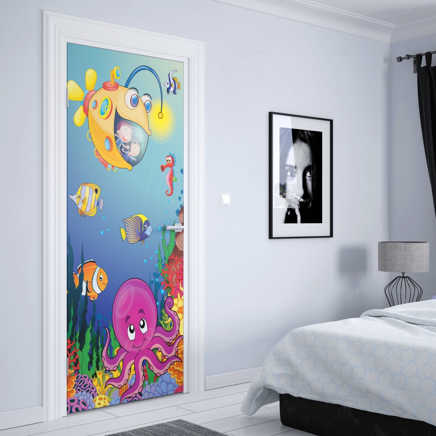 Türposter Kinderzimmer Selbstklebend