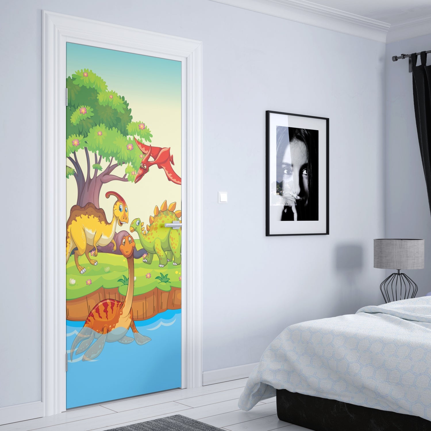 Türposter Kinderzimmer Selbstklebend