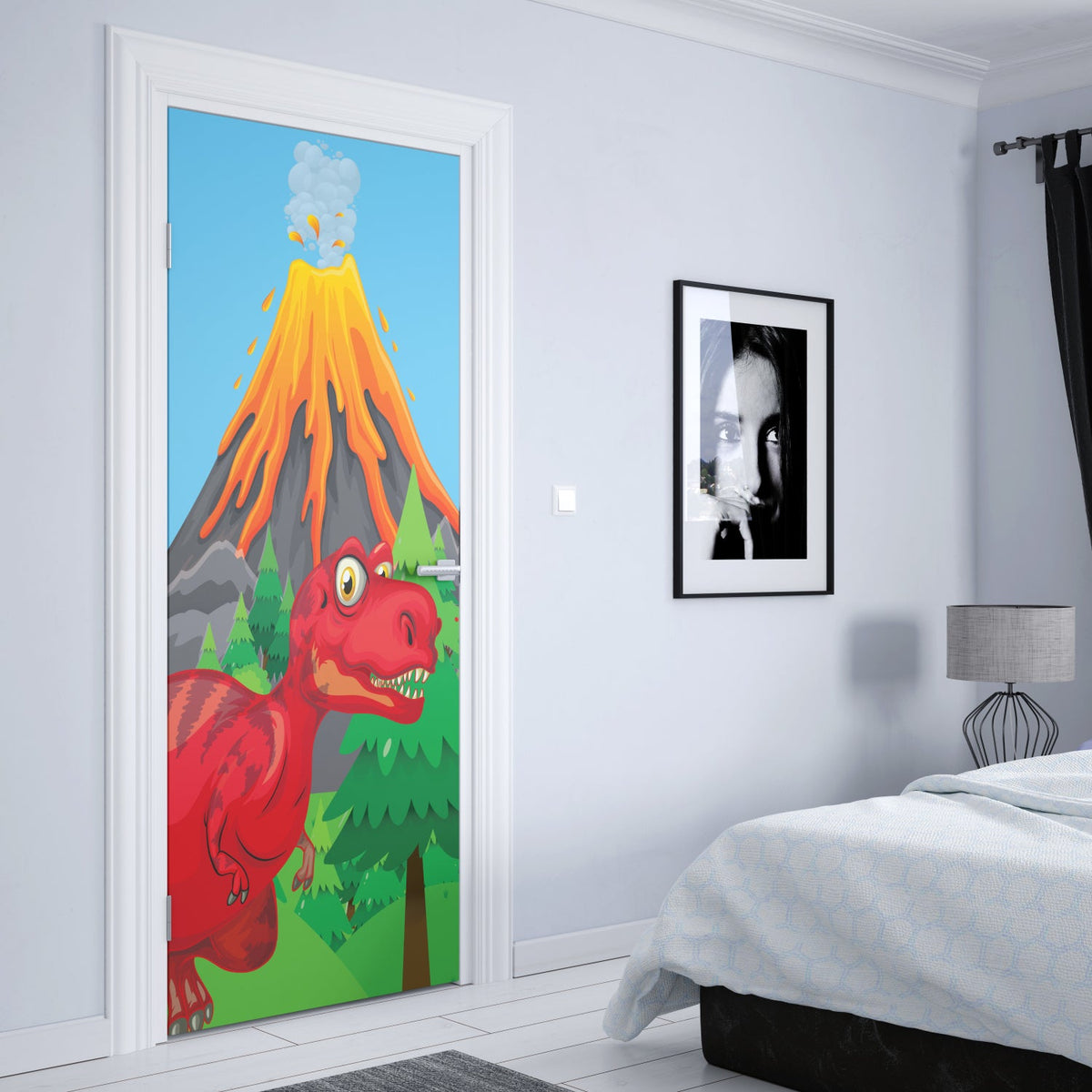 Türposter Kinderzimmer Selbstklebend