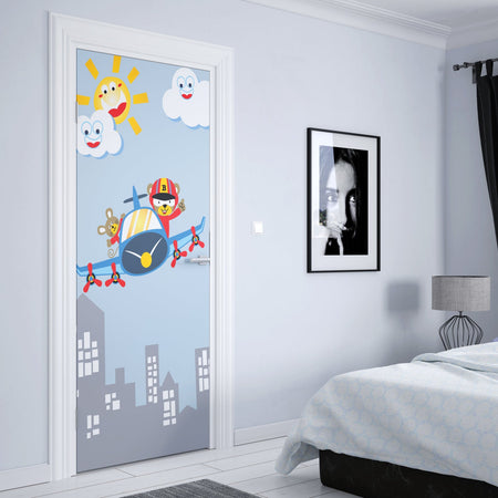 Türposter Kinderzimmer Selbstklebend