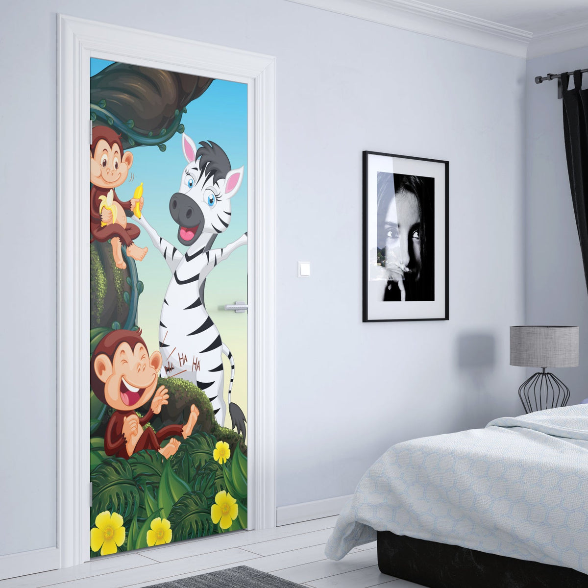 Türposter Kinderzimmer Selbstklebend