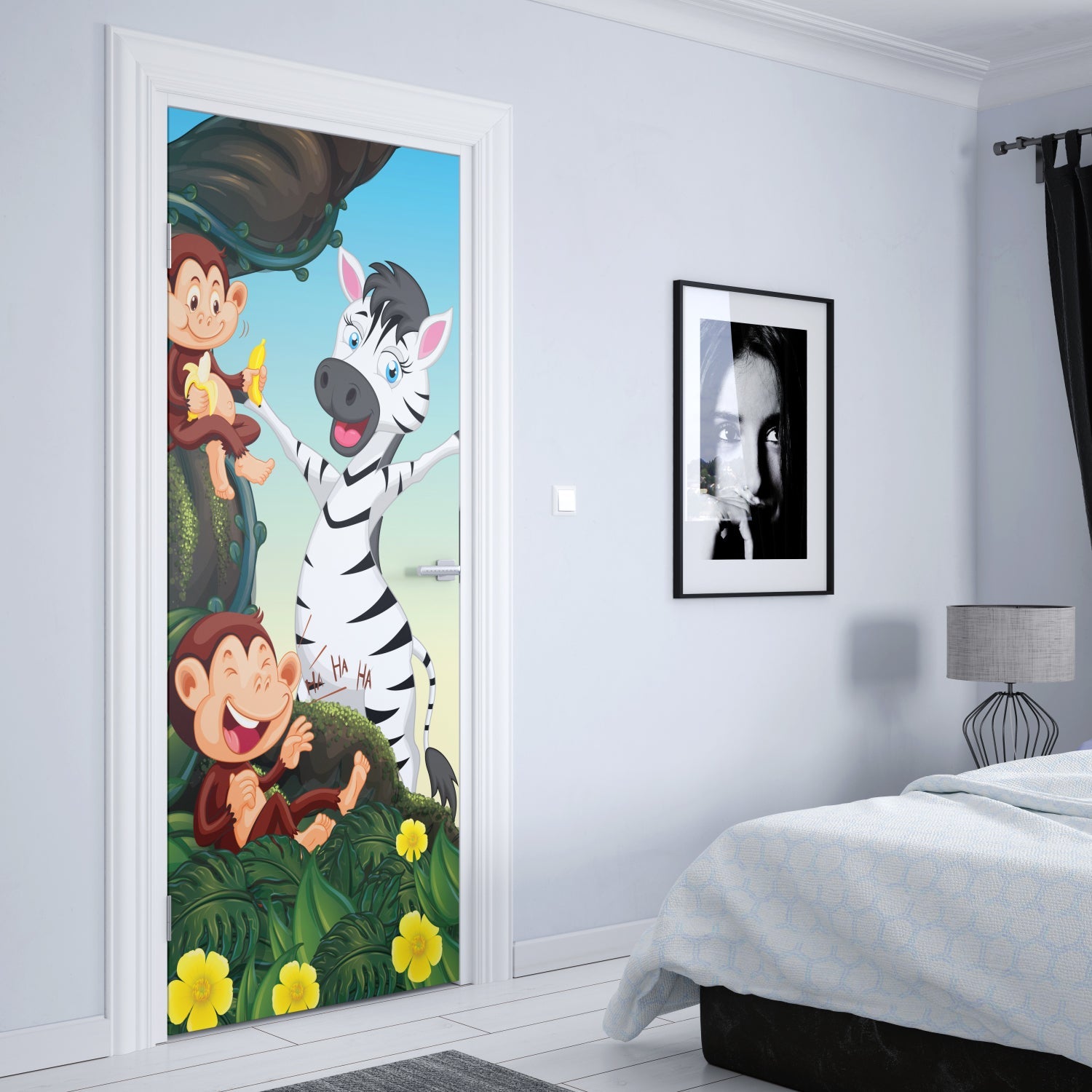 Türposter Kinderzimmer Selbstklebend