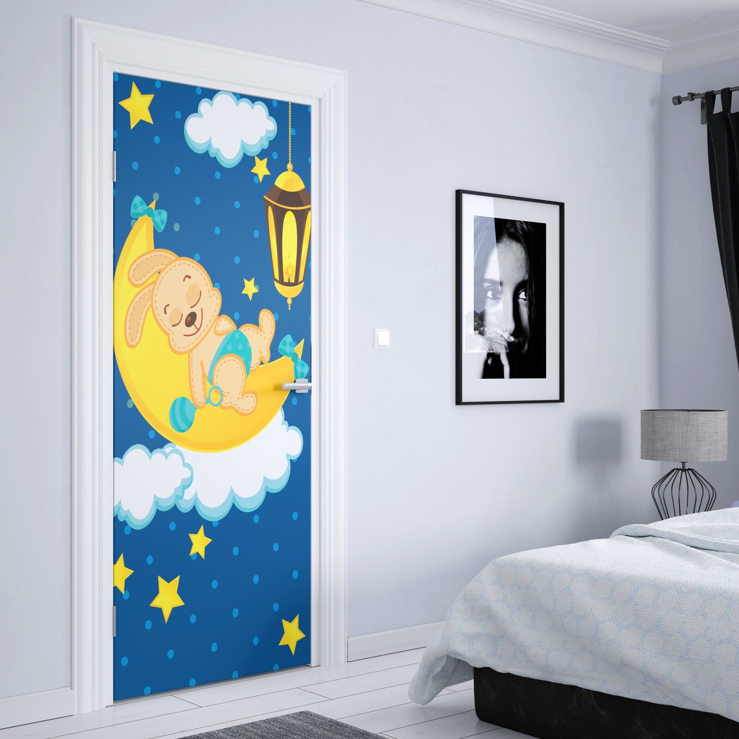 Türposter Kinderzimmer Selbstklebend