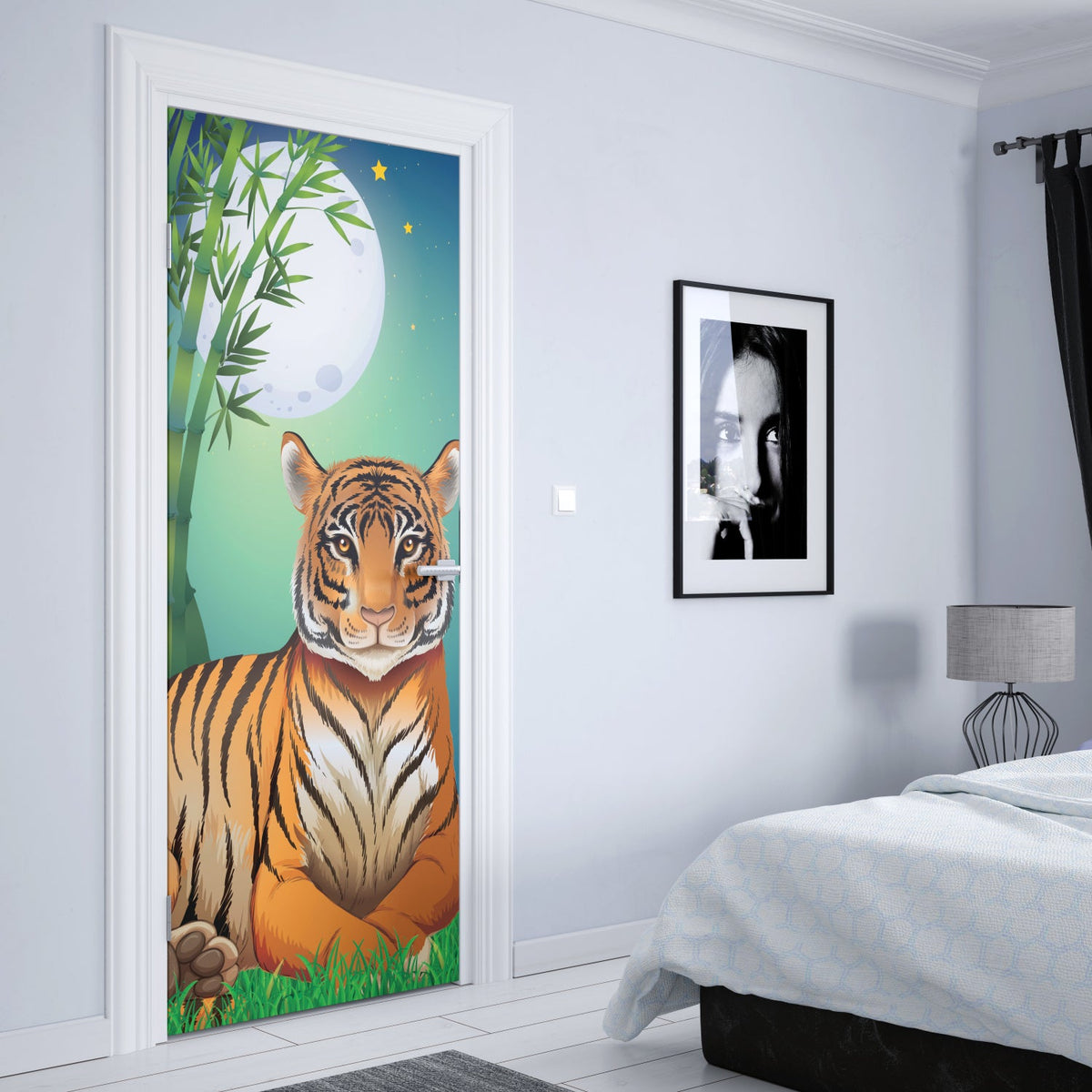 Türposter Kinderzimmer Selbstklebend