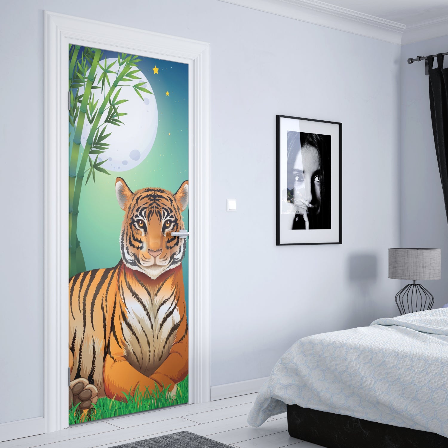 Türposter Kinderzimmer Selbstklebend