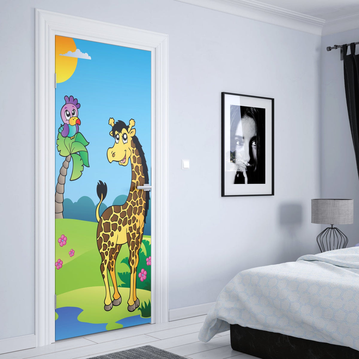 Türposter Kinderzimmer Selbstklebend