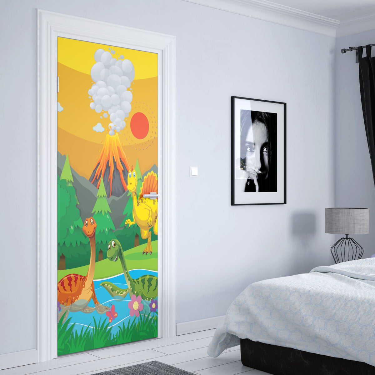 Türposter Kinderzimmer Selbstklebend