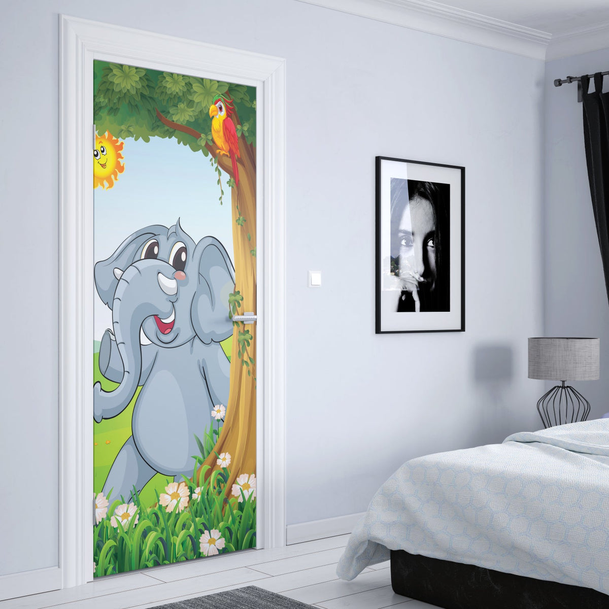 Türposter Kinderzimmer Selbstklebend