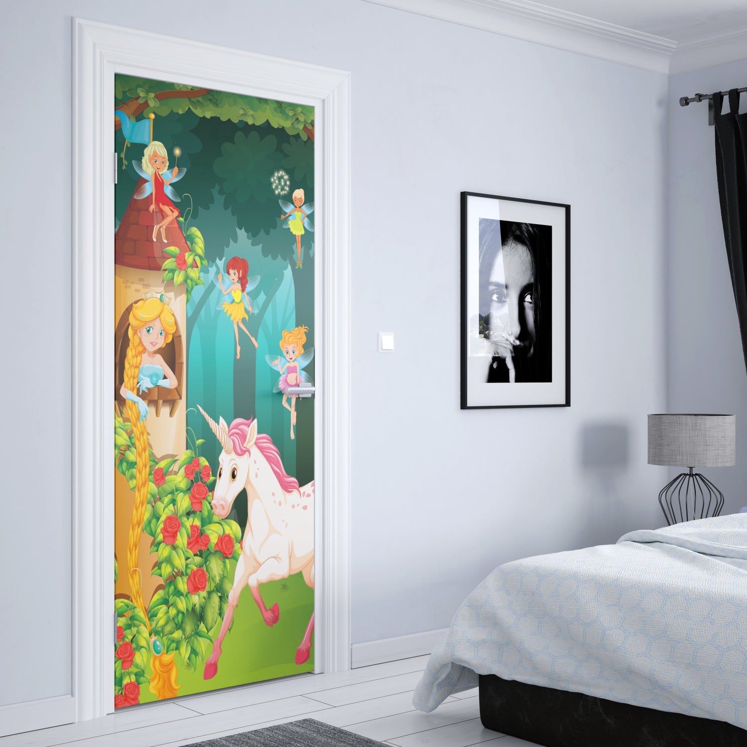 Türposter Kinderzimmer Selbstklebend