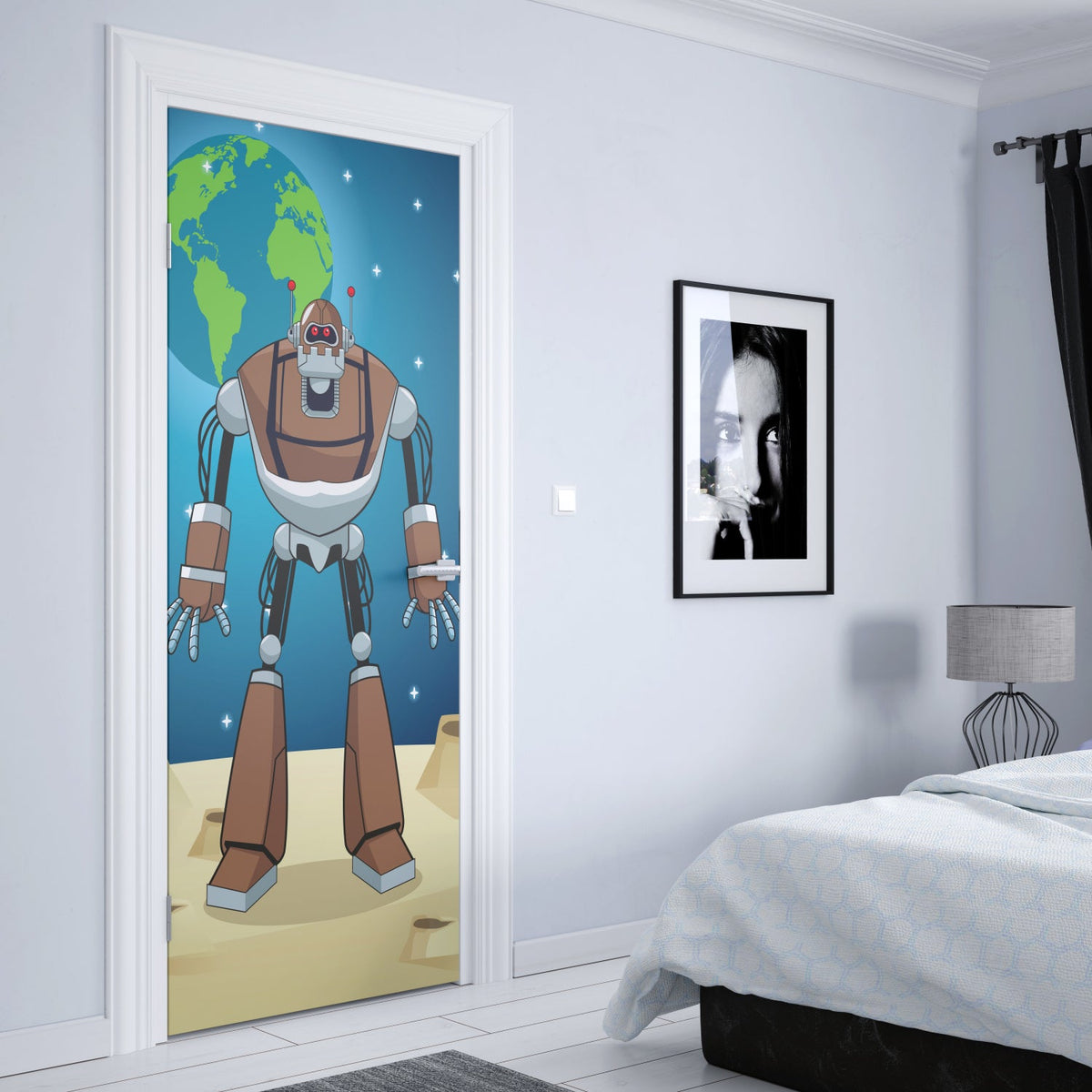 Türposter Kinderzimmer Selbstklebend