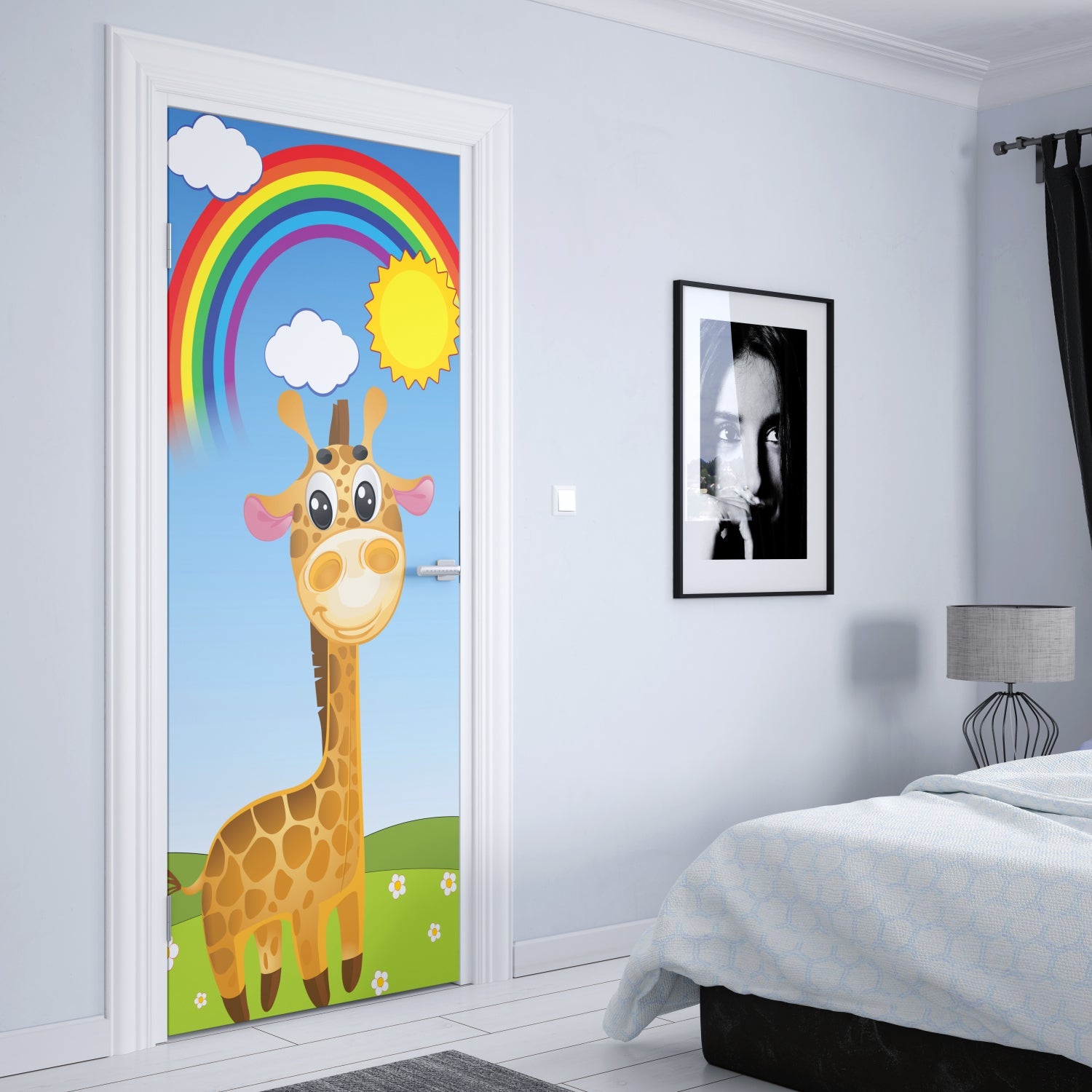 Türposter Kinderzimmer Selbstklebend