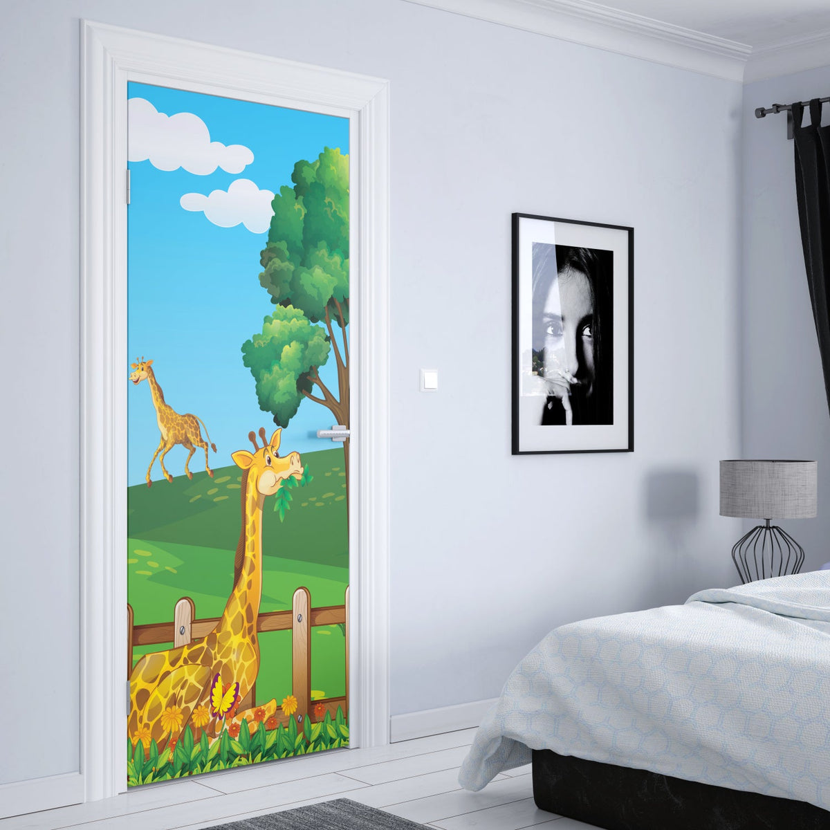 Türposter Kinderzimmer Selbstklebend