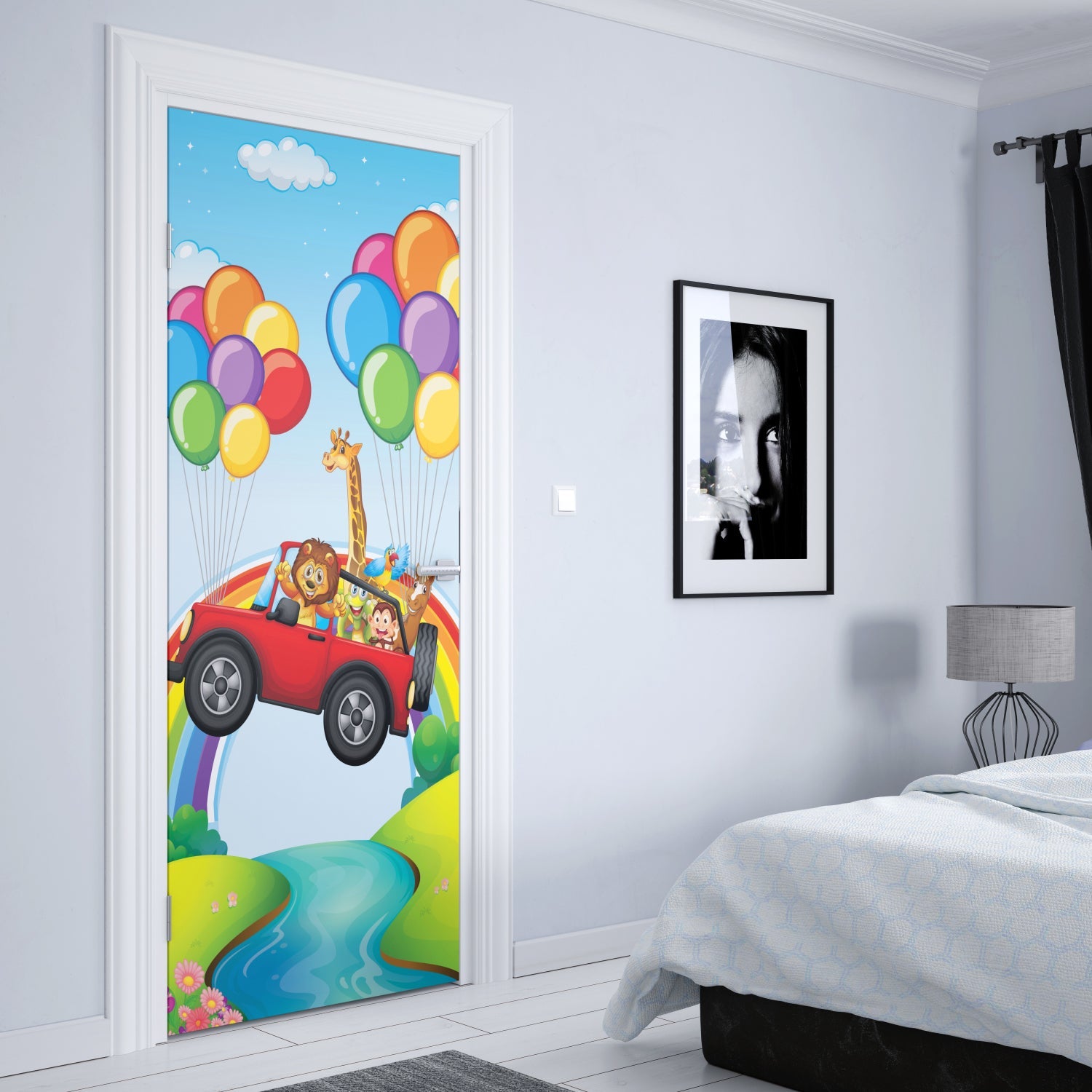 Türposter Kinderzimmer Selbstklebend