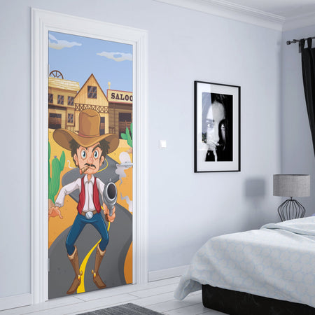 Türposter Kinderzimmer Selbstklebend