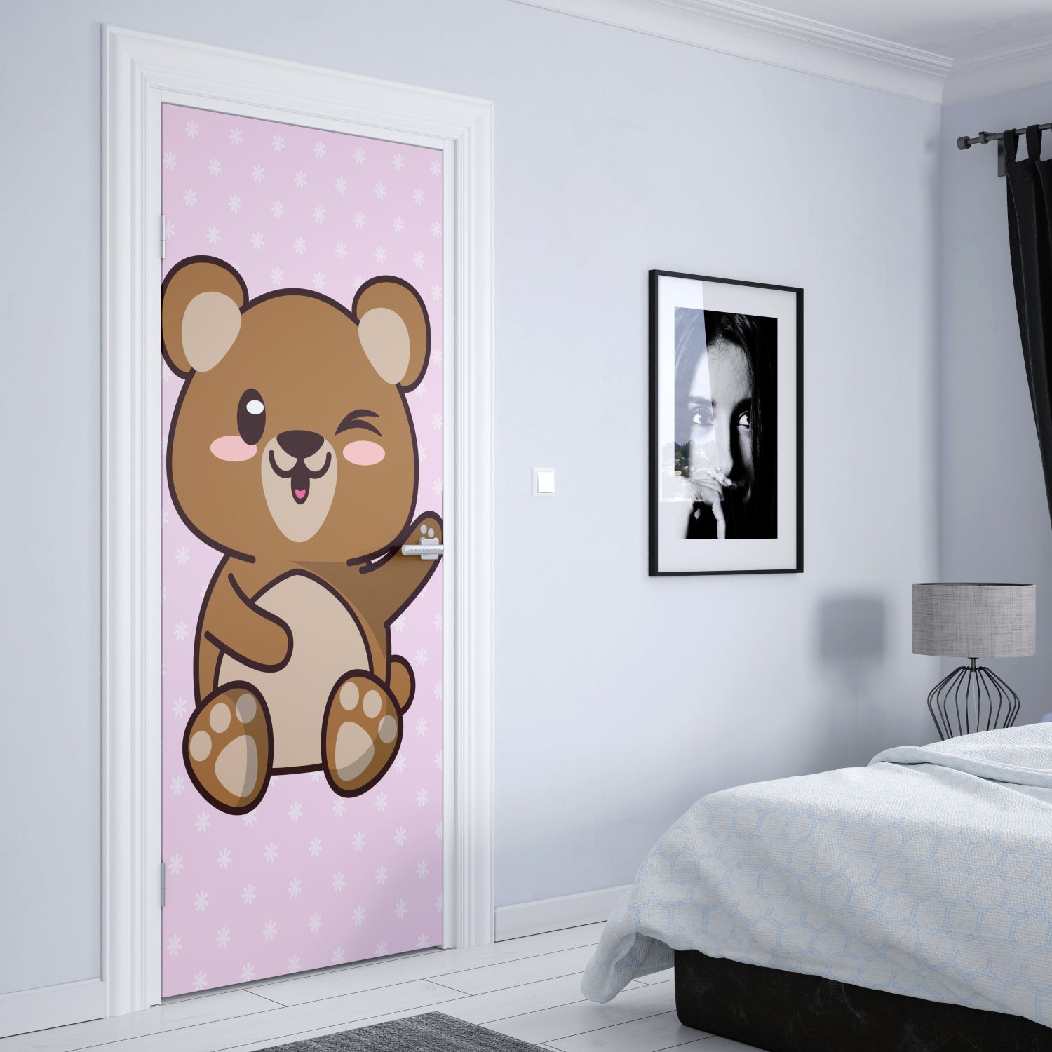 Türposter Kinderzimmer Selbstklebend