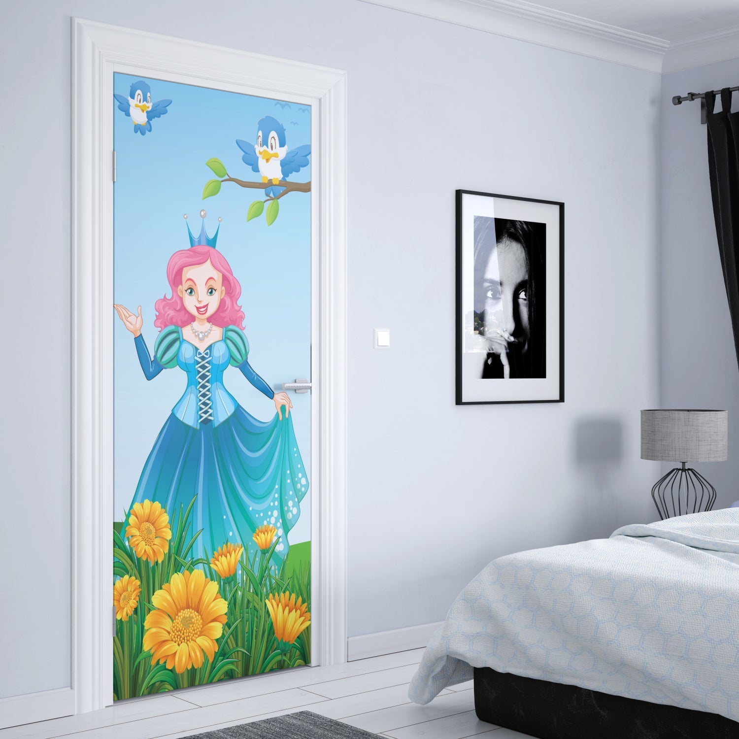 Türposter Kinderzimmer Selbstklebend