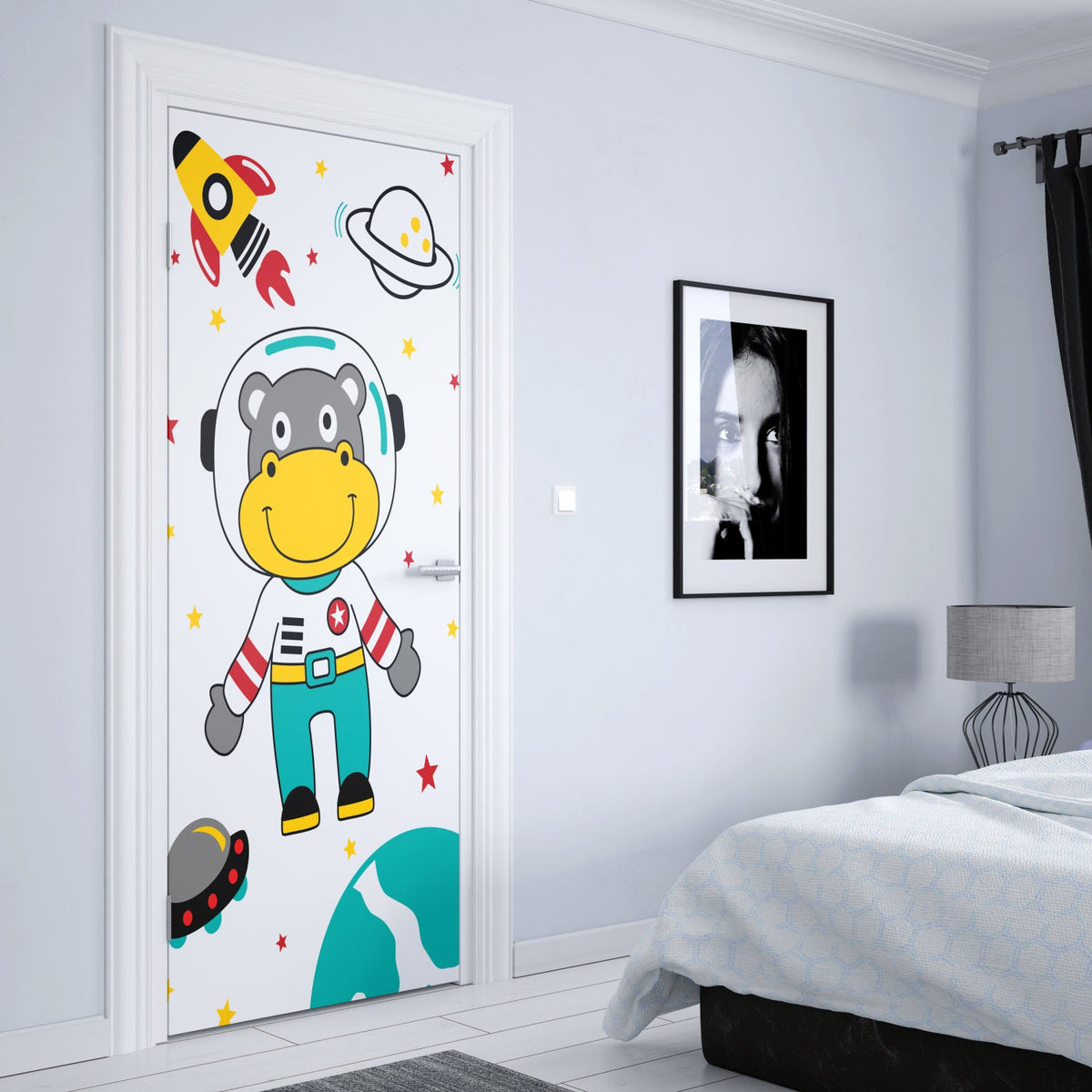 Türposter Kinderzimmer Selbstklebend