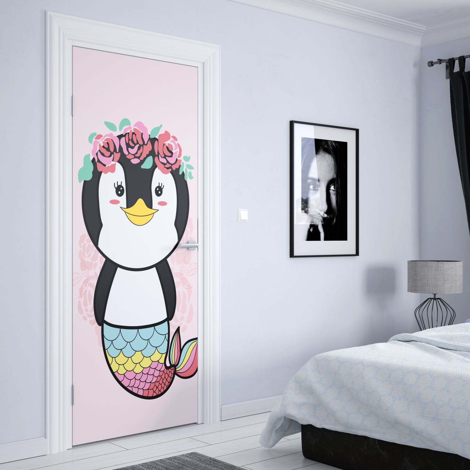 Türposter Kinderzimmer Selbstklebend