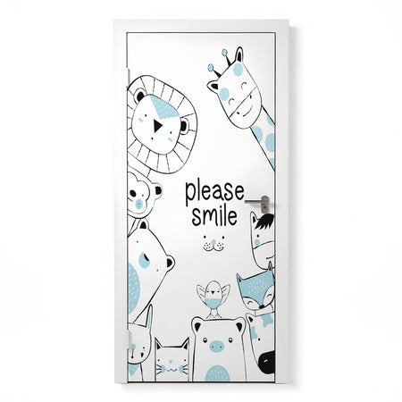Türposter Kinderzimmer Selbstklebend