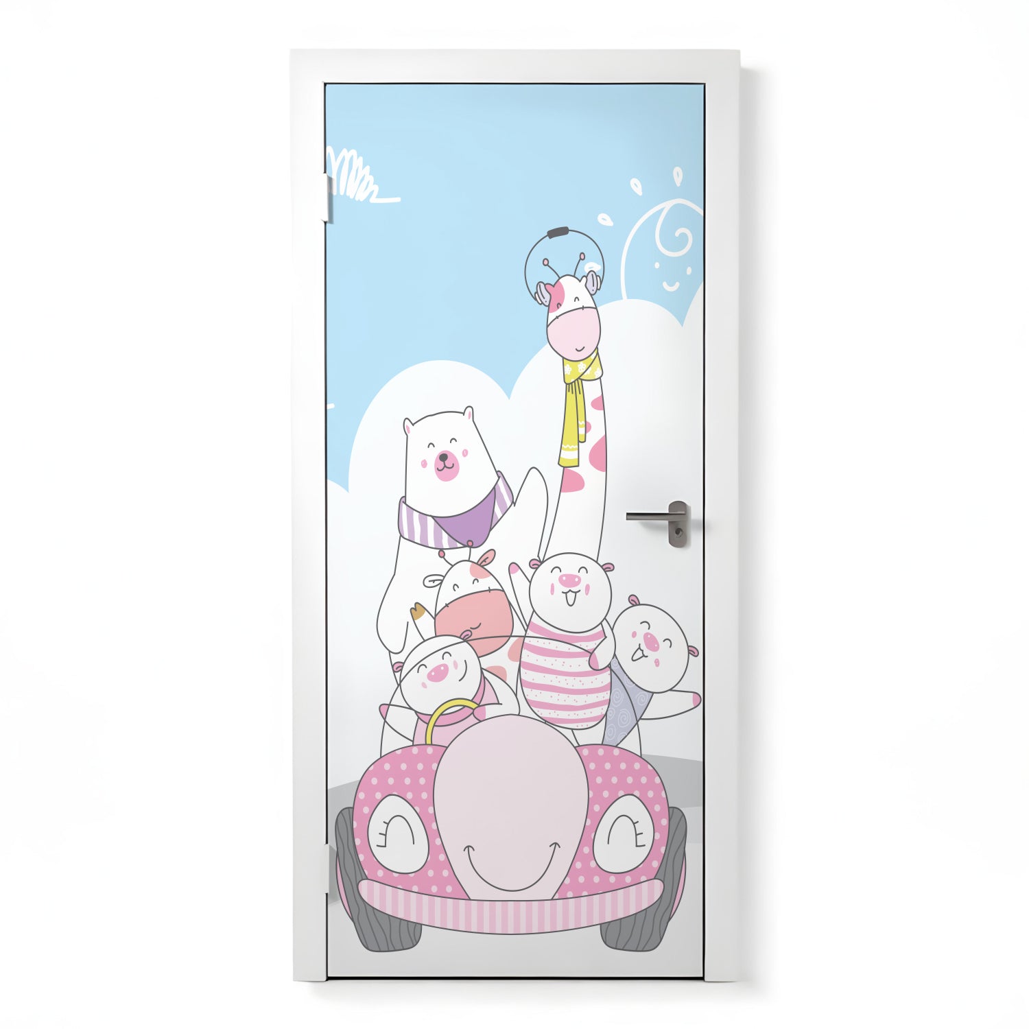 Türposter Kinderzimmer Selbstklebend