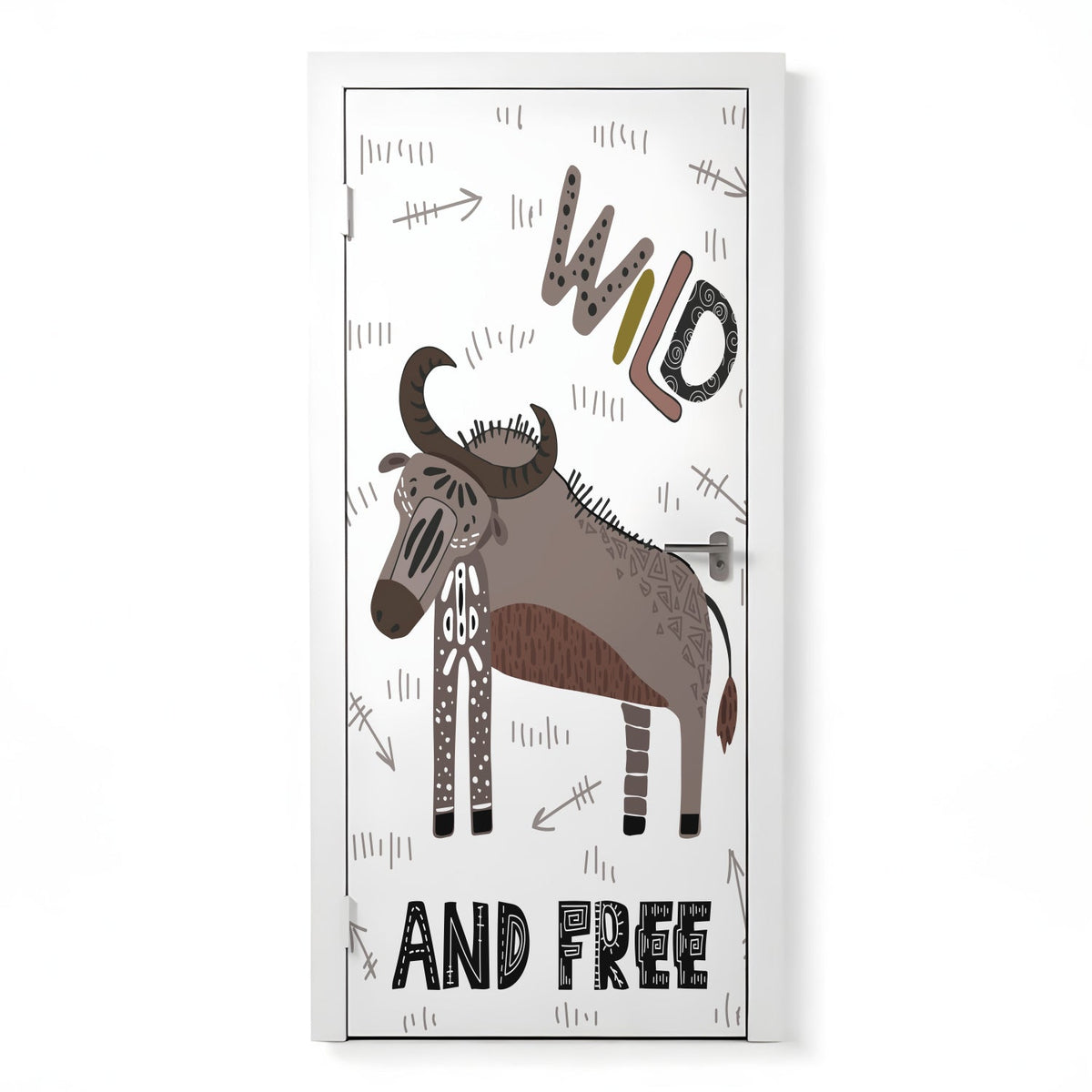 Türposter Kinderzimmer Selbstklebend