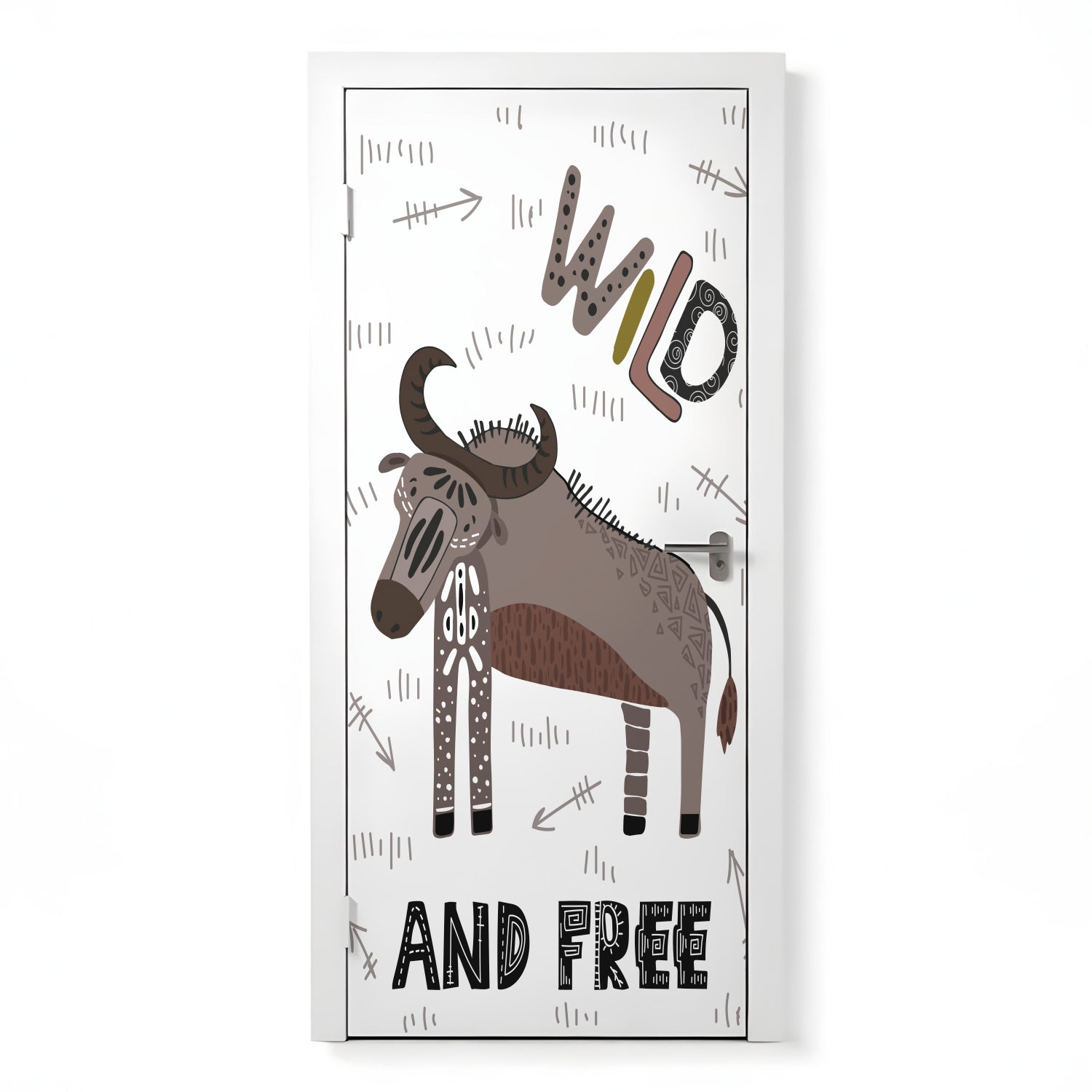 Türposter Kinderzimmer Selbstklebend