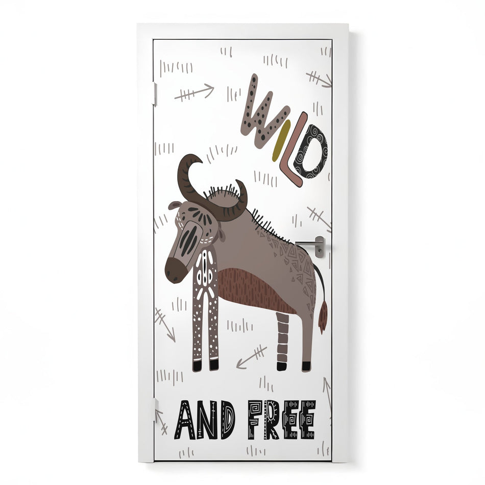 Türposter Kinderzimmer Selbstklebend