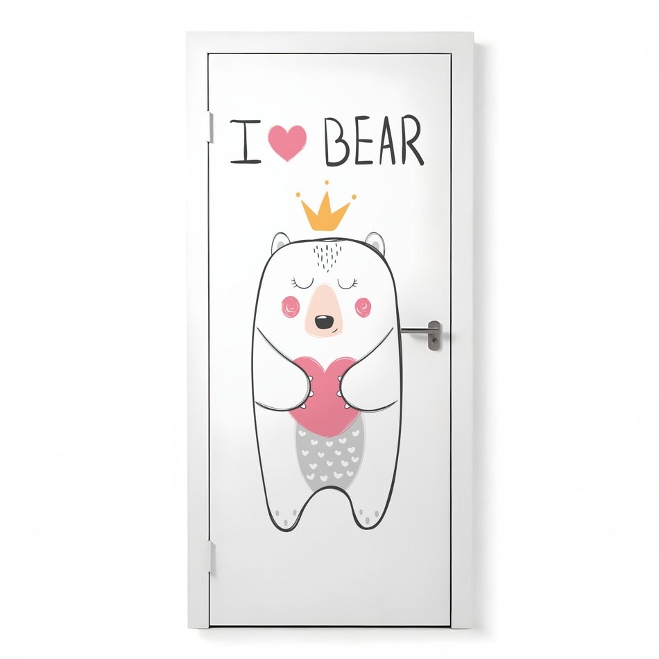 Türposter Kinderzimmer Selbstklebend