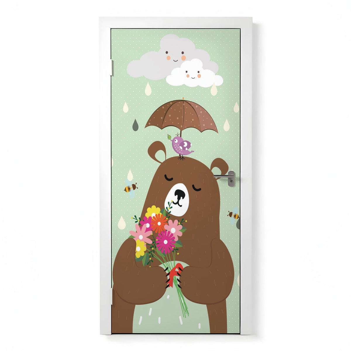 Türposter Kinderzimmer Selbstklebend