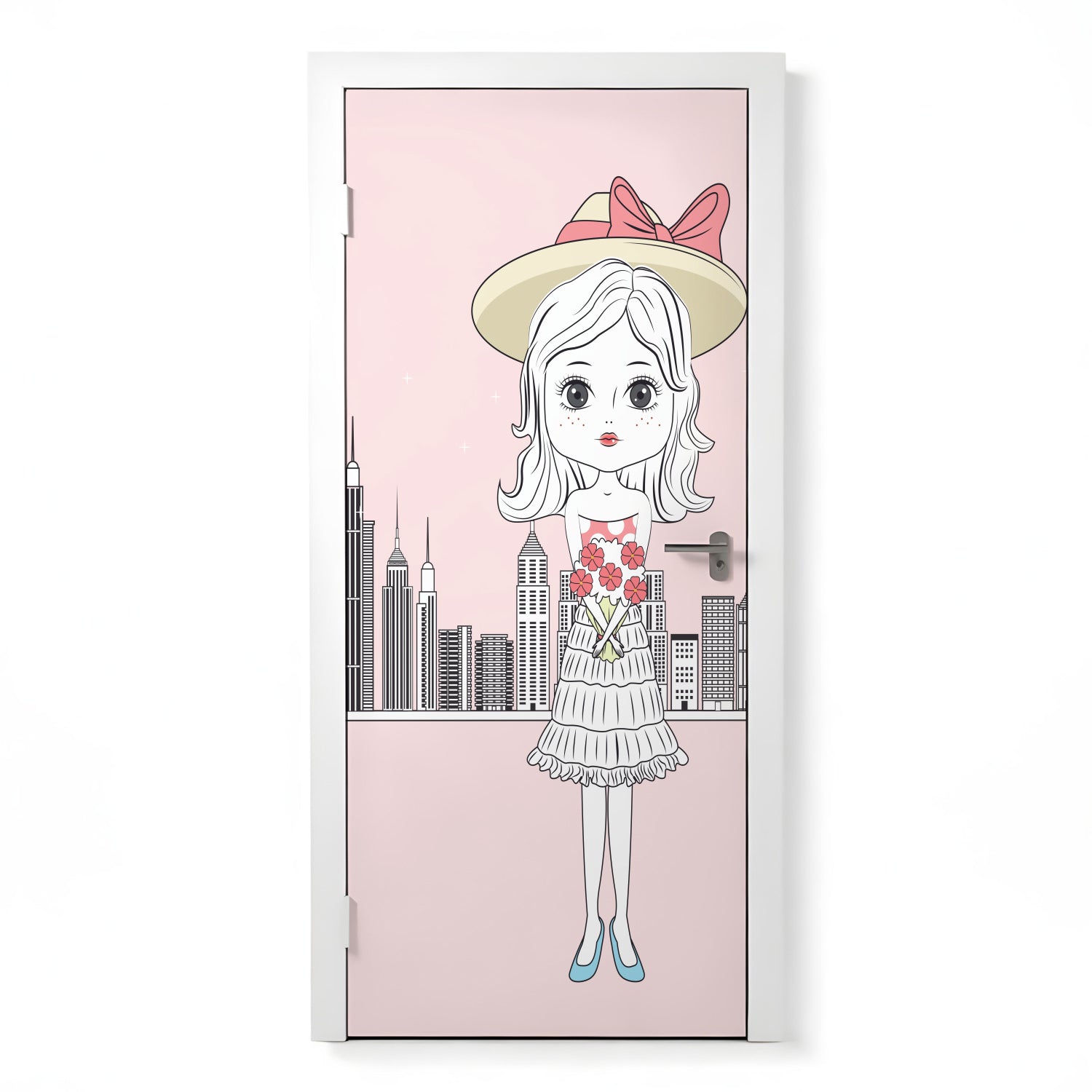 Türposter Kinderzimmer Selbstklebend