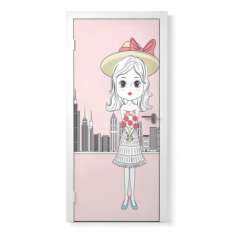 Türposter Kinderzimmer Selbstklebend