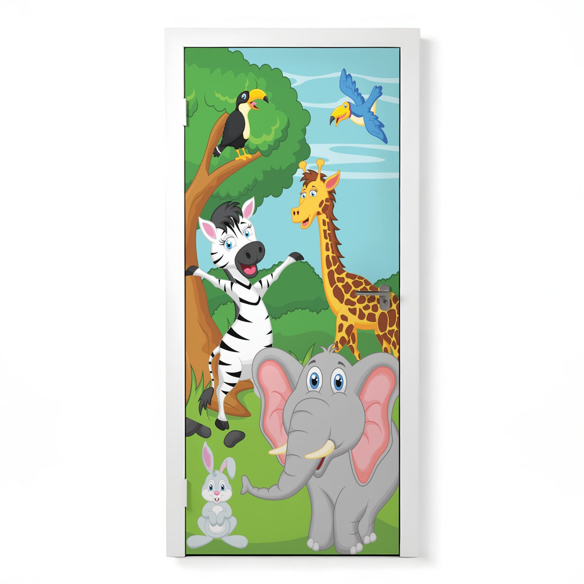 Türposter Kinderzimmer Selbstklebend