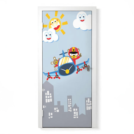 Türposter Kinderzimmer Selbstklebend