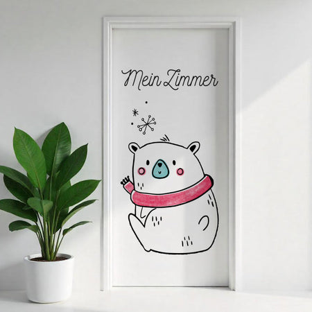 Türposter Kinderzimmer Selbstklebend
