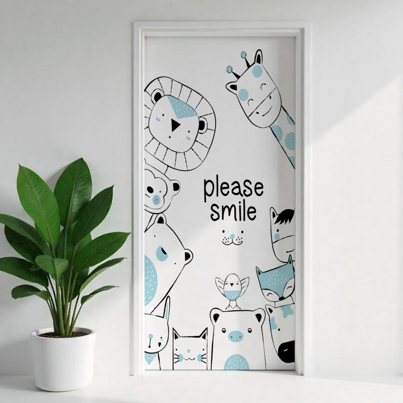Türposter Kinderzimmer Selbstklebend