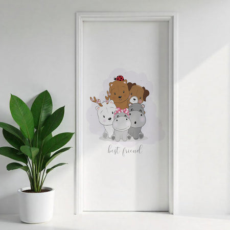 Türposter Kinderzimmer Selbstklebend